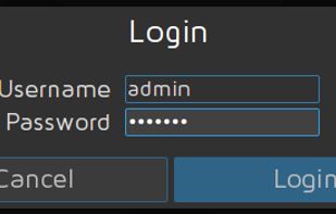 Login Dialog