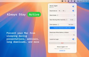 Mouse Jiggler - Stay Active screenshot 1