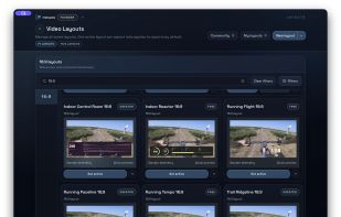 Start with a sport layout or discover designs in Movaro Community. Gallery previews use sample telemetry; Free and Creator designs are labelled.