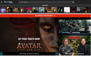 Moviefone homepage