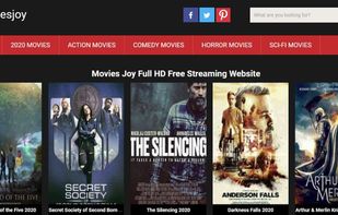 Home page of the moviesjoy website.