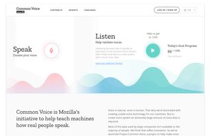 Mozilla Common Voice screenshot 1
