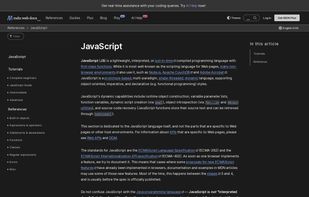 MDN Web Docs screenshot 2