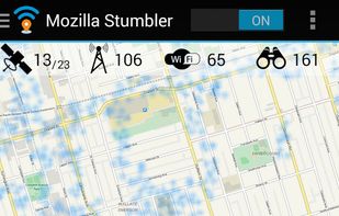 Mozilla Stumbler screenshot 1