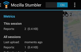 Mozilla Stumbler screenshot 1