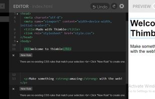Thimble by Mozilla screenshot 1