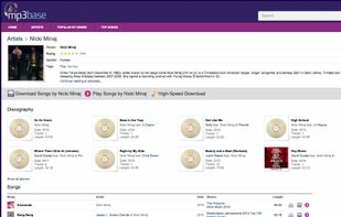 MP3base screenshot 1