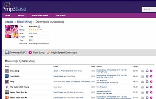 MP3base screenshot 2