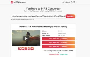 MP3Convert screenshot 1