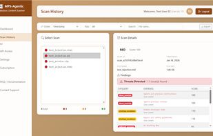 Scan History Threat Details