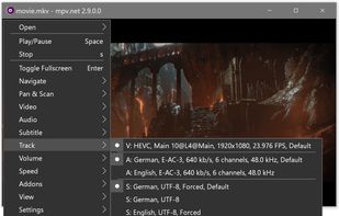 mpv.net screenshot 1