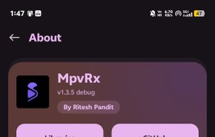 mpvRx screenshot 3