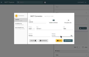 MQTT Explorer screenshot 2
