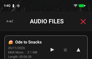 Saved Files