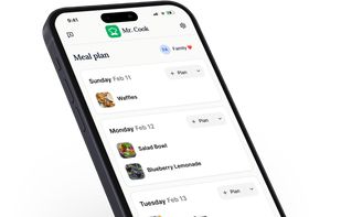 Meal planner: Plan the whole week.