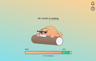 Mr. Cyclic is resting