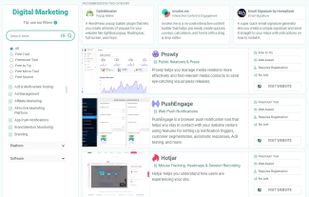 Digital Marketing page