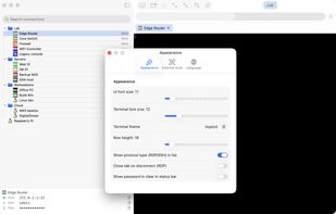 mRemoteNXT screenshot 2