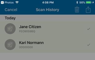 MRZ scanner screenshot 2