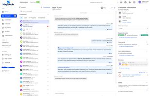 Message Center - Send SMS text messages to customers