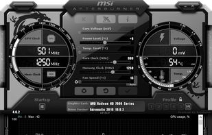 MSI Afterburner screenshot 1