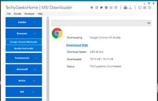 MSI Downloader screenshot 1