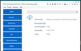 MSI Downloader screenshot 1
