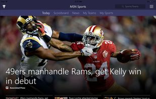 MSN Sport screenshot 1