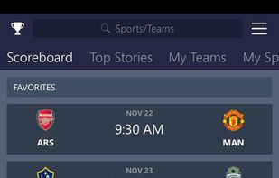 MSN Sport screenshot 1