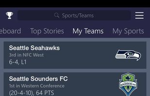 MSN Sport screenshot 2