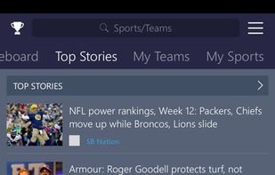 MSN Sport screenshot 1