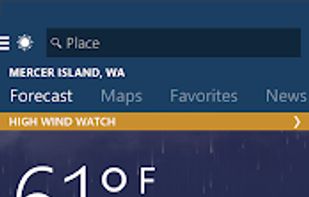 MSN Weather screenshot 1
