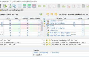 Schema changes summary