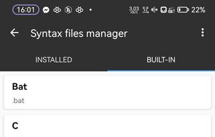Syntax highlighting for every major programming or designing or scripting language