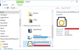MTPdrive screenshot 1
