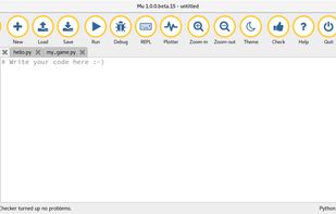 Mu Editor screenshot 1