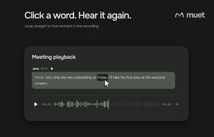 Click a word. Hear it again.