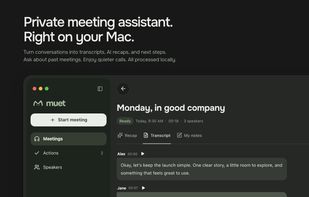 Private meeting assistant for Mac.