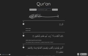 Qur'an Reader / Audio Player