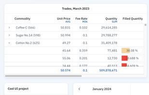 MUI X Data Grid screenshot 1