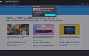 Mullvad Browser screenshot 1