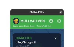 Mullvad VPN screenshot 1