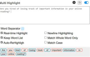 Multi Highlight screenshot 1