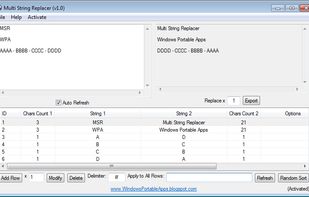 Multi String Replacer screenshot 1