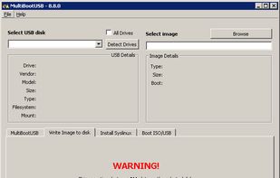 MultiBootUSB screenshot 1