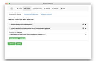 MultiCloudBackup screenshot 2