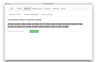 MultiCloudBackup screenshot 1