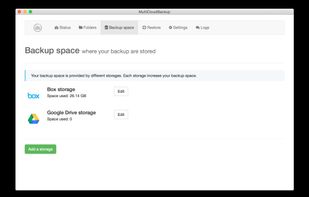MultiCloudBackup screenshot 3