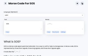 Multilanguage Morse Code Translator screenshot 1