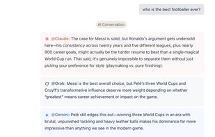 MultipleChat AI screenshot 1